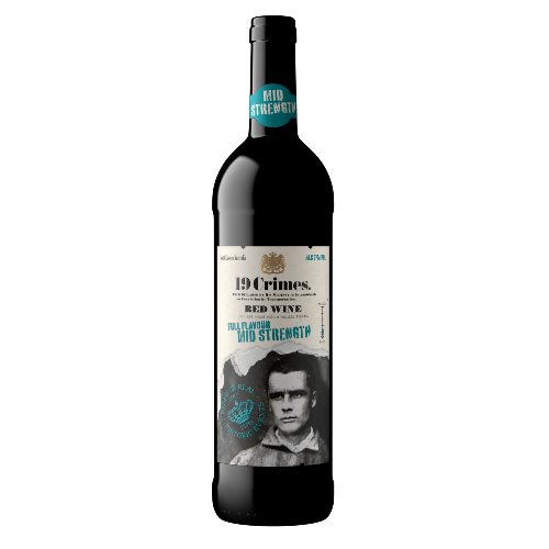 19 Crimes Mid Strength Red Wine
